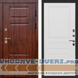 Входная дверь Премиум дуб Классика белое дерево