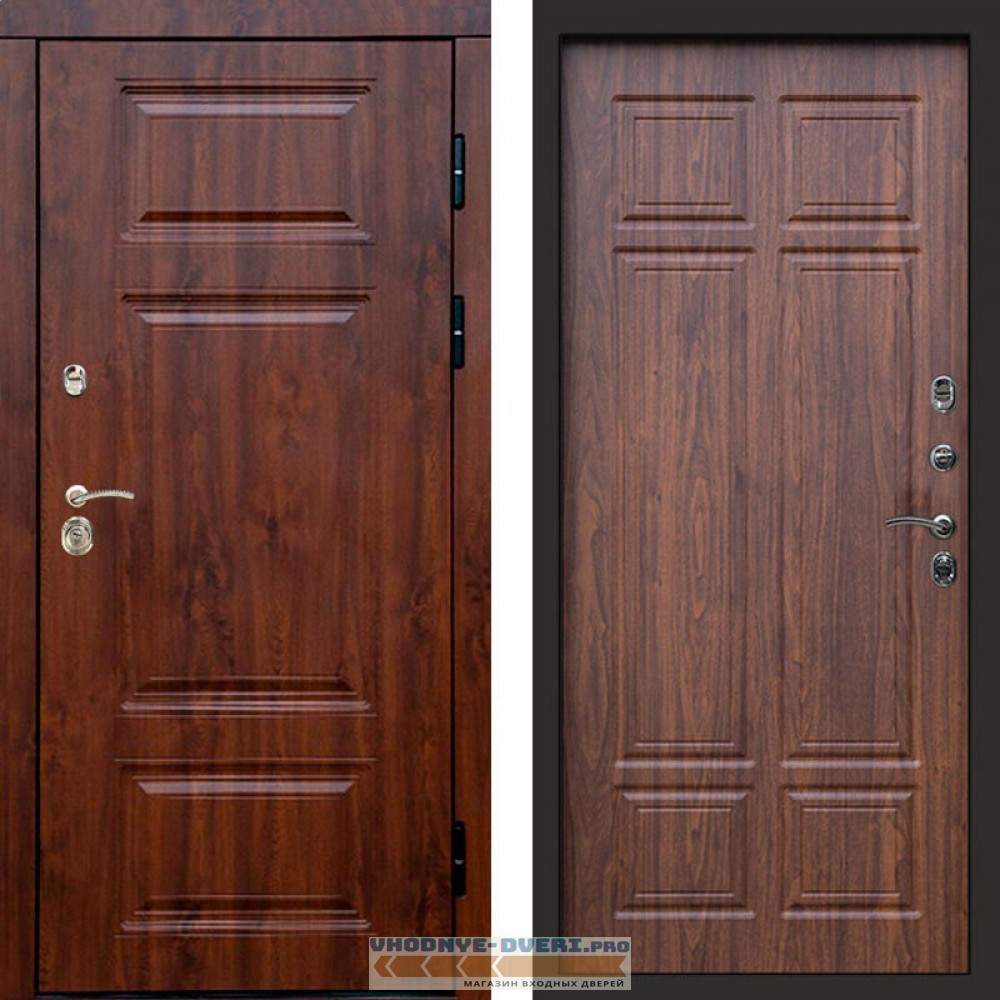 Входная дверь Премиум дуб Орех премиум