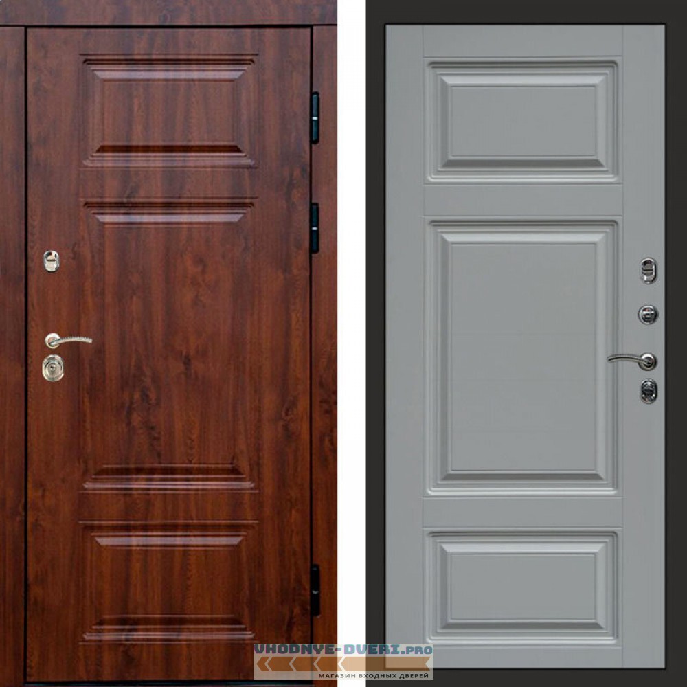 Входная дверь Премиум дуб Лион grey софт