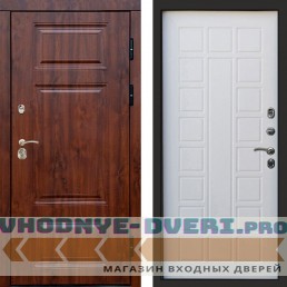 Входная дверь Премиум дуб Престиж белое дерево