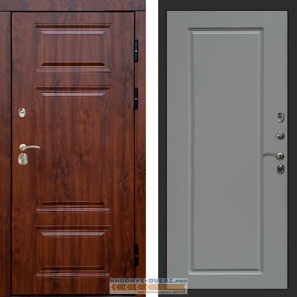 Входная дверь Премиум дуб Гранд grey софт