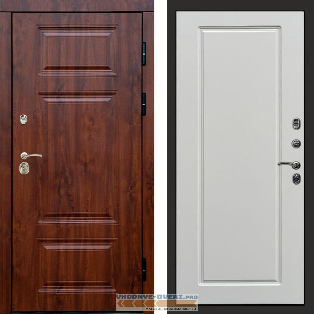 Входная дверь Премиум дуб Гранд белый софт