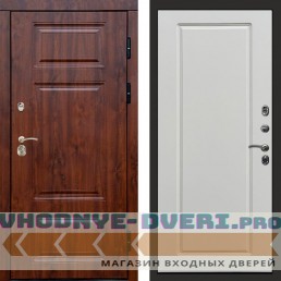 Входная дверь Премиум дуб Гранд белый софт