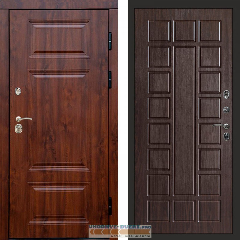 Входная дверь Премиум дуб Престиж венге