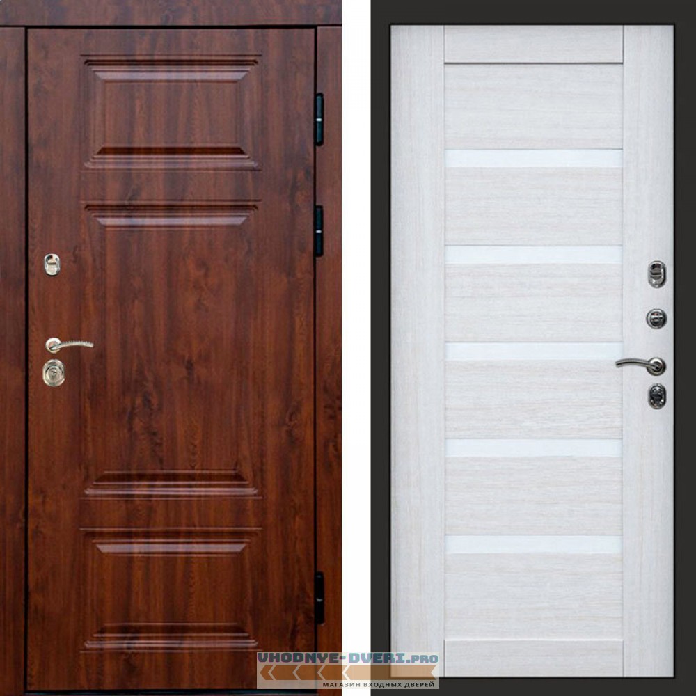 Входная дверь Премиум дуб Царга лиственница