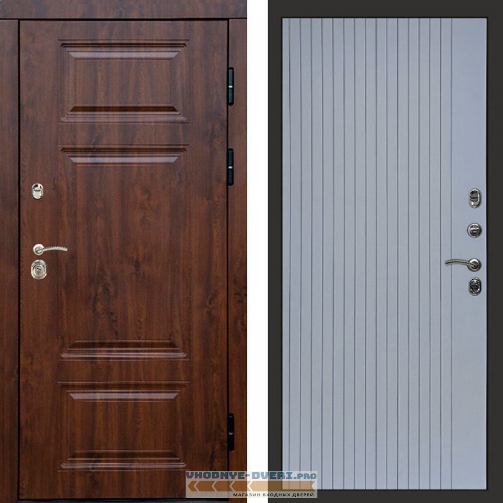 Входная дверь Премиум дуб Flat grey софт