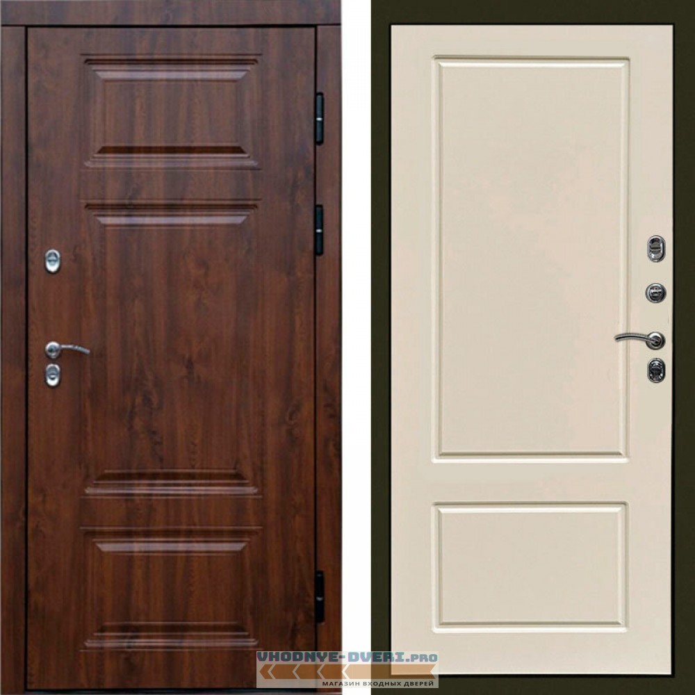 Входная дверь Премиум дуб Марсель слоновая кость