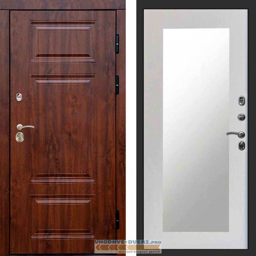 Входная дверь Премиум дуб Зеркало триумф лиственница