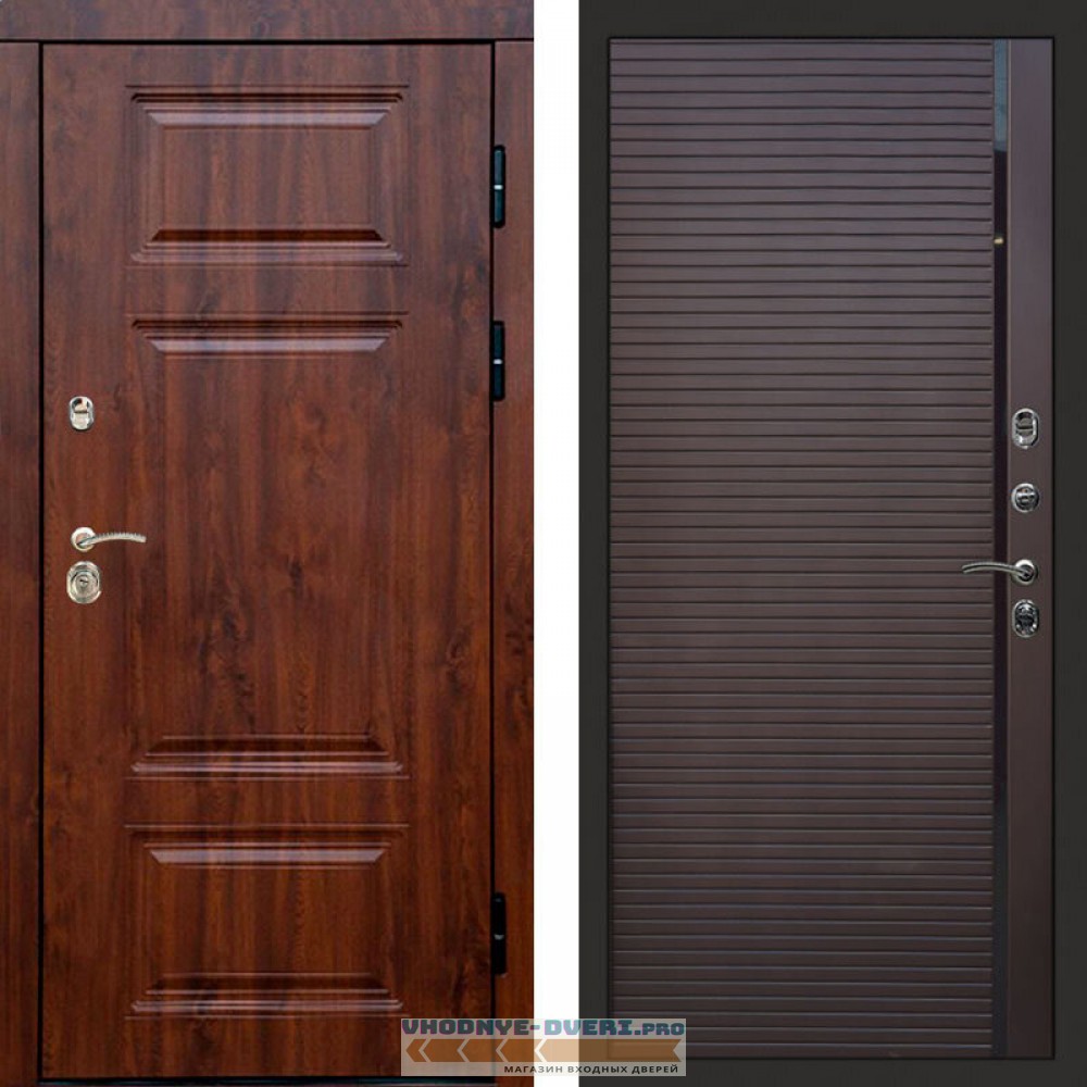 Входная дверь Премиум дуб Porte шоколад