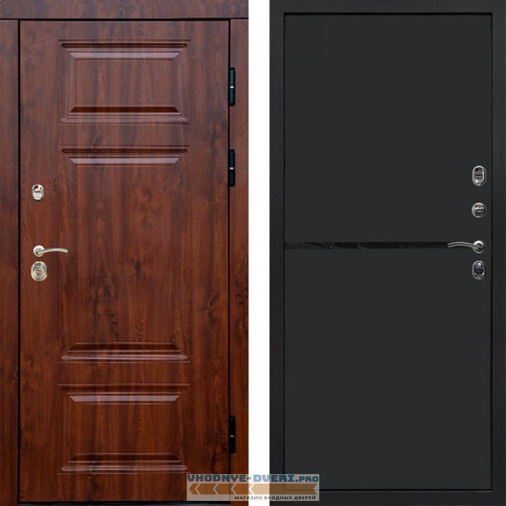Входная дверь Премиум дуб Нео black