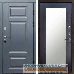 Входная дверь Termo Door Премиум Grey Зеркало триумф венге