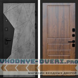 Входная дверь Авангард Бетон Классика Дуб
