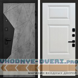 Дверь  Termo Door Авангард Бетон Лион Лиственница