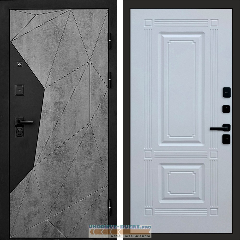 Termo Door Авангард Бетон Мадрид Белый софт