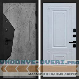 Termo Door Авангард Бетон Мадрид Белый софт