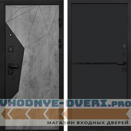 Дверь Termo Door Авангард Бетон Нео Графит
