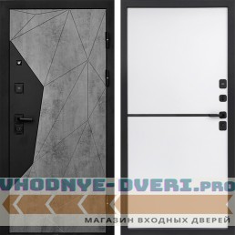 Дверь Termo Door Авангард Бетон Нео White
