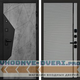 Входная дверь Авангард Бетон Porte Grey софт