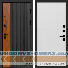 Входная дверь ПРЕСТИЖ Горизонт белый