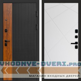 Входная дверь ПРЕСТИЖ Лучи белый