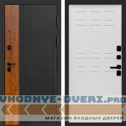 Входная дверь ПРЕСТИЖ Спарта белое дерево