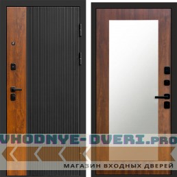 Входная дверь ПРЕСТИЖ Зеркало триумф дуб