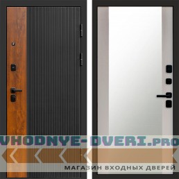 Дверь Termo Door ПРЕСТИЖ Зеркало 27 Лиственница белая