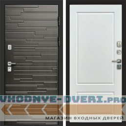 Дверь входная Termo Door Ривьера венге Марсель Белый софт