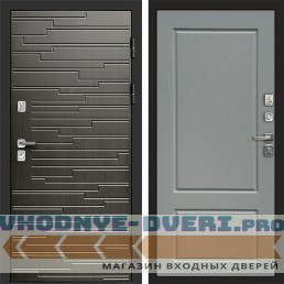 Дверь входная Termo Door Ривьера венге Марсель Grey софт