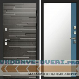 Входная дверь Ривьера венге Зеркало фацет Grey софт