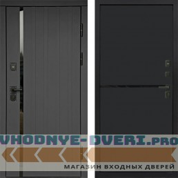 Входная дверь Роял графит Нео black