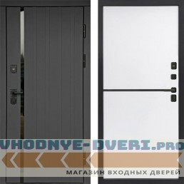 Входная дверь Роял графит Нео White