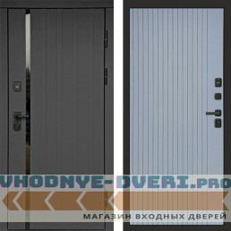 Входная дверь Роял графит Flat grey софт