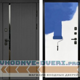 Входная дверь Роял графит Под покраску