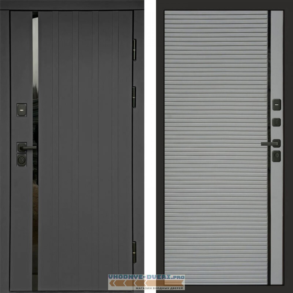Входная дверь Роял графит Porte grey софт