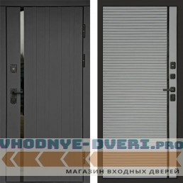 Входная дверь Роял графит Porte grey софт