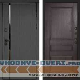 Входная дверь Роял графит Классика венге