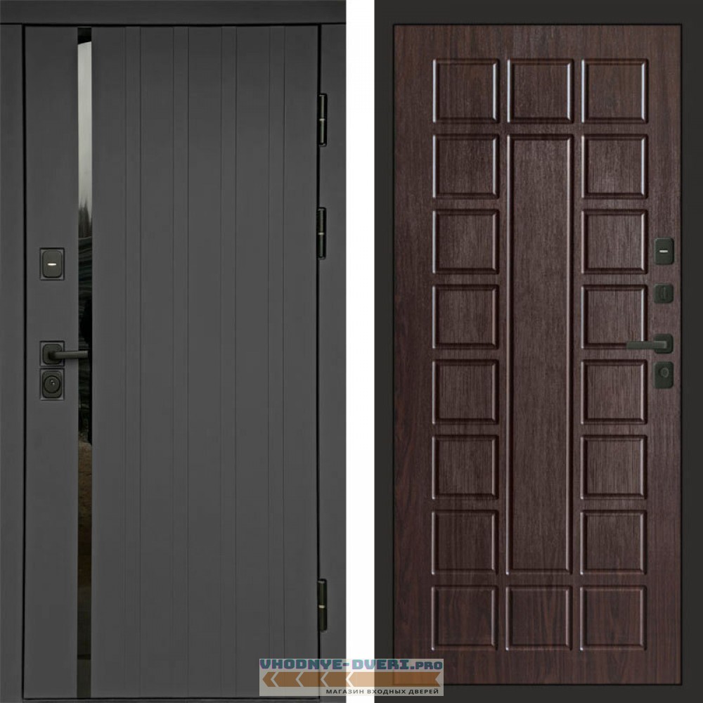 Входная дверь Роял графит Престиж венге