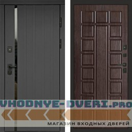 Входная дверь Роял графит Престиж венге