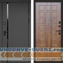 Входная дверь Роял графит Престиж дуб