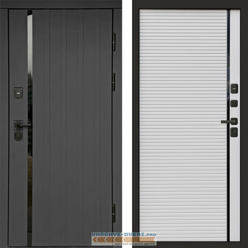 Входная дверь Роял графит Porte White