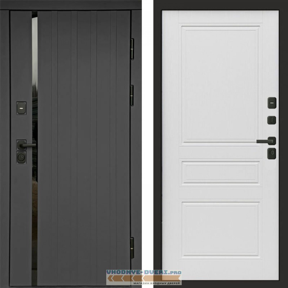 Входная дверь Роял графит Классика лиственница