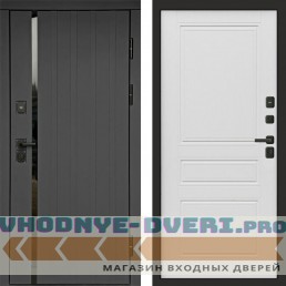 Входная дверь Роял графит Классика лиственница