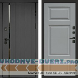 Входная дверь Роял графит Лион grey софт