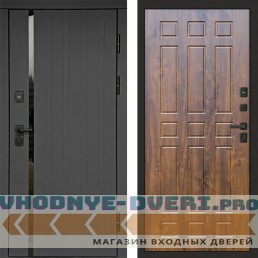 Входная дверь Роял графит Спарта дуб