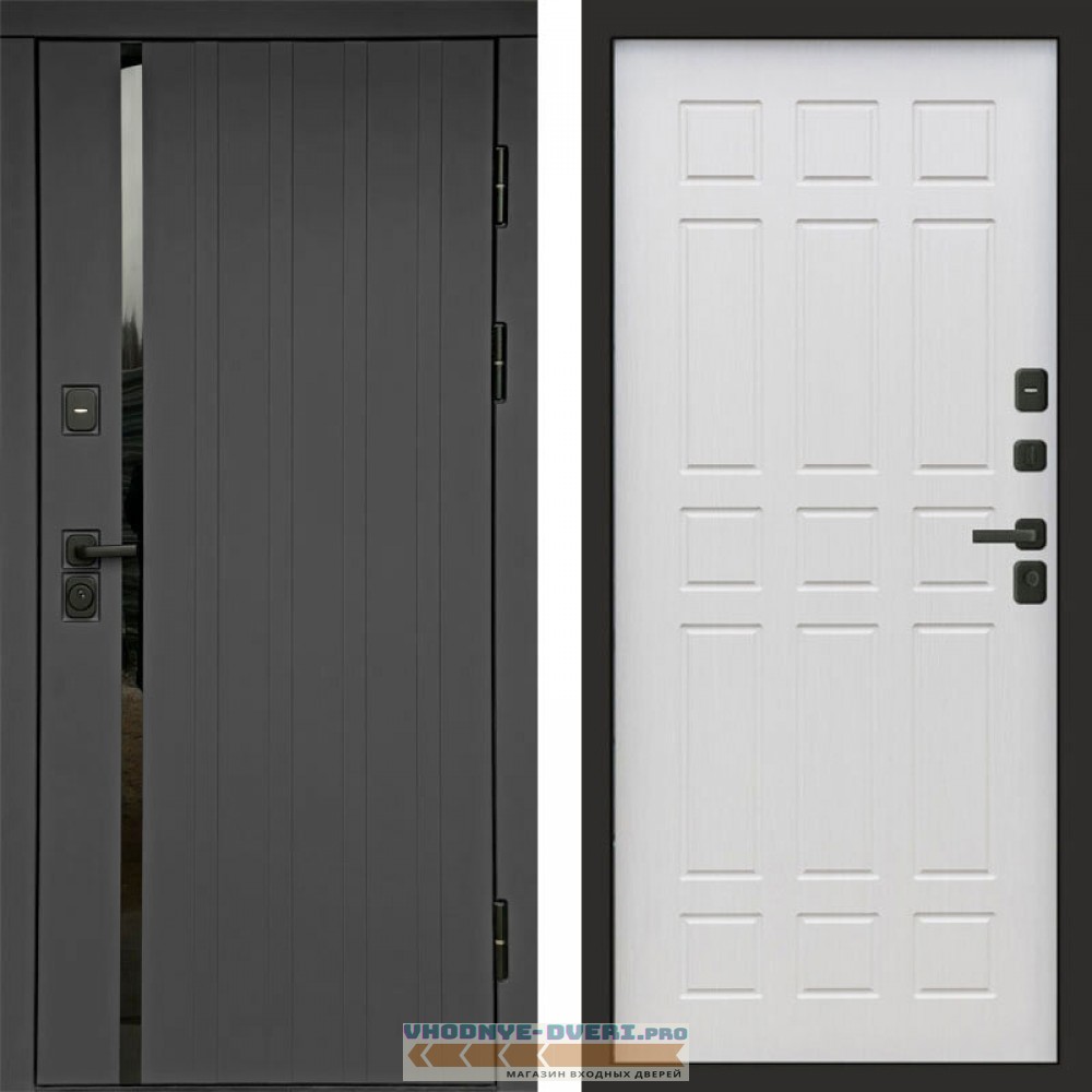 Входная дверь Роял графит Спарта лиственница