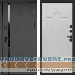 Входная дверь Роял графит Арка лиственница