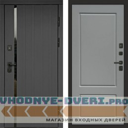 Входная дверь Роял графит Марсель grey софт