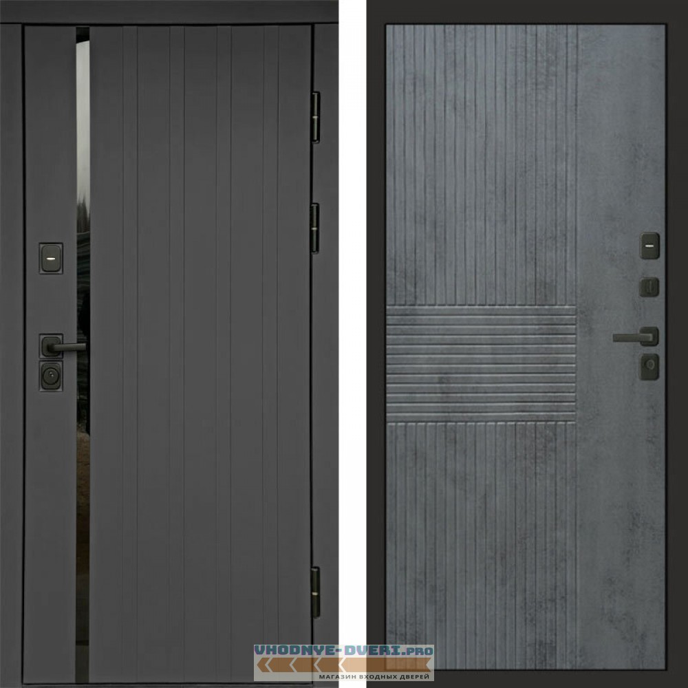 Входная дверь Роял графит Мастино бетон темный