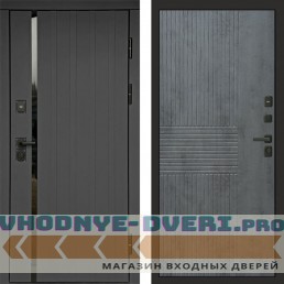 Входная дверь Роял графит Мастино бетон темный